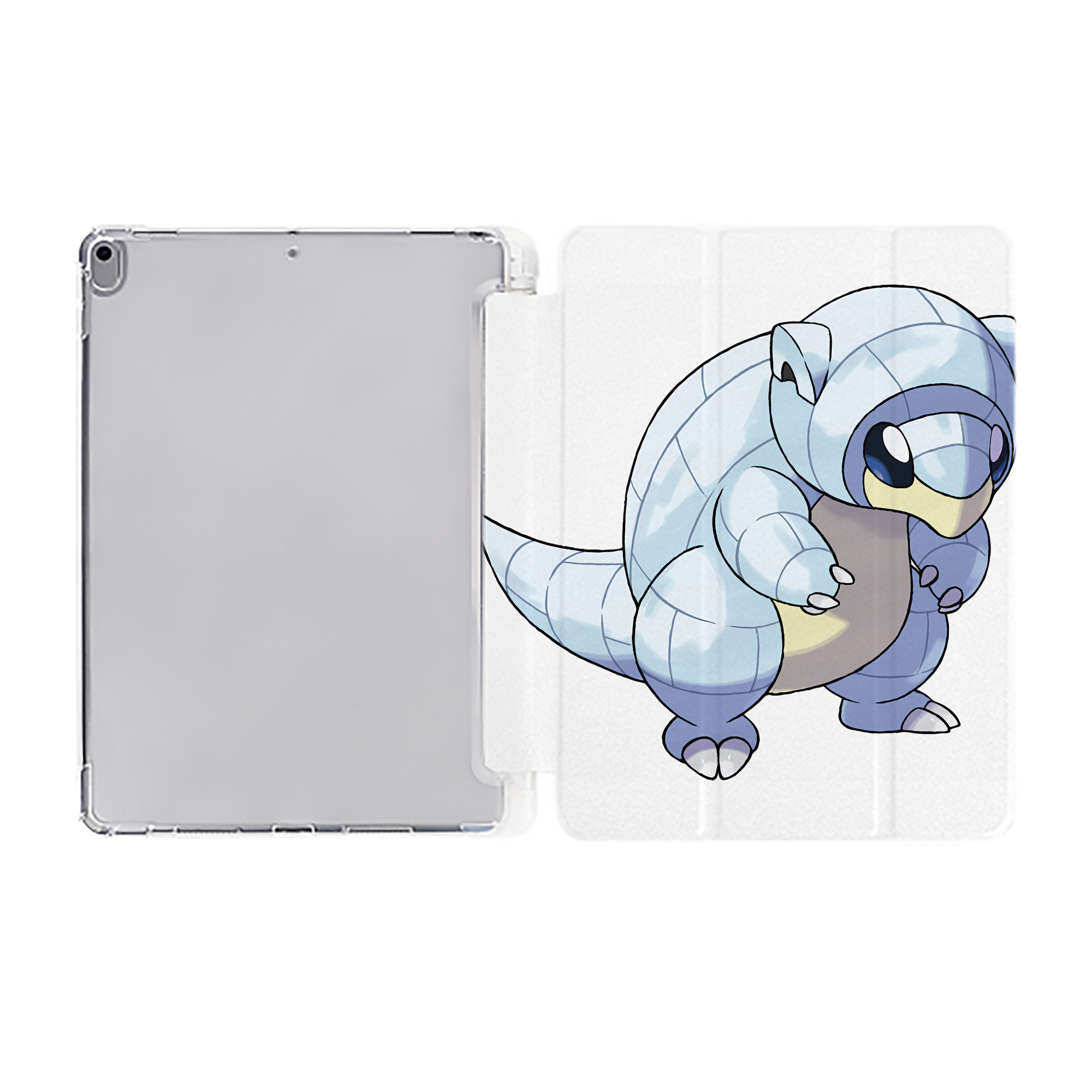 （画像用） ポケットモンスター Pokémon IPad ケース ペン収納付き 三つ折りスタンド PUレザー×シリコン 対応機種9.5/10.5/10.9インチ